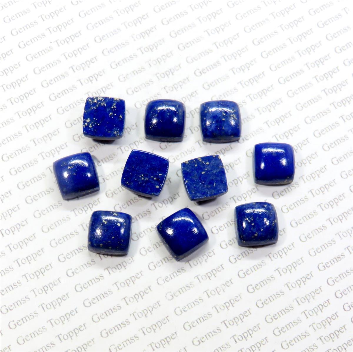 Lapis Lazuli 10x10 mm Cushion Cabochon